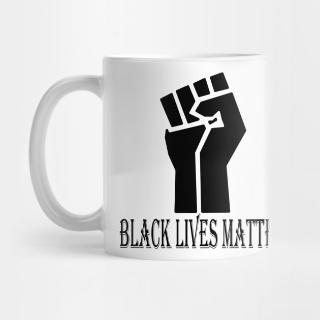 black lives matter fist by STARSsoft